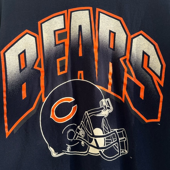 Vintage Hanes Heavyweight NFL Chicago Bears Graphic T Shirt Men's Size XL - Picture 2 of 4
